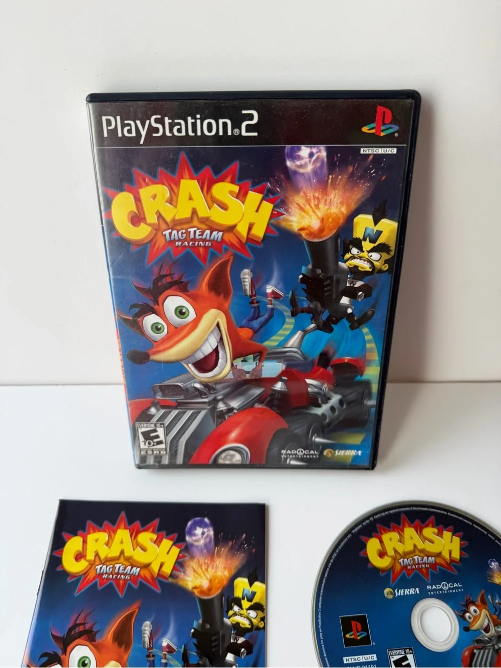 Sony crash tag